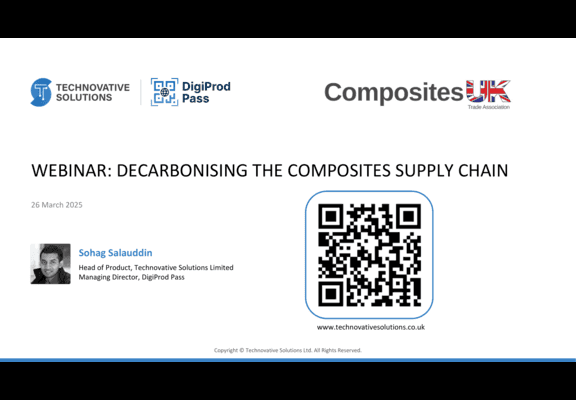 TVS Meets Sustainability: Webinar on Decarbonising the Composites Supply Chain